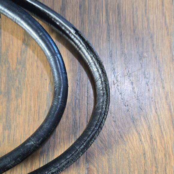 Barneys New York Gray Crocodile-Embossed Leather Tote - Picture 10 of 11